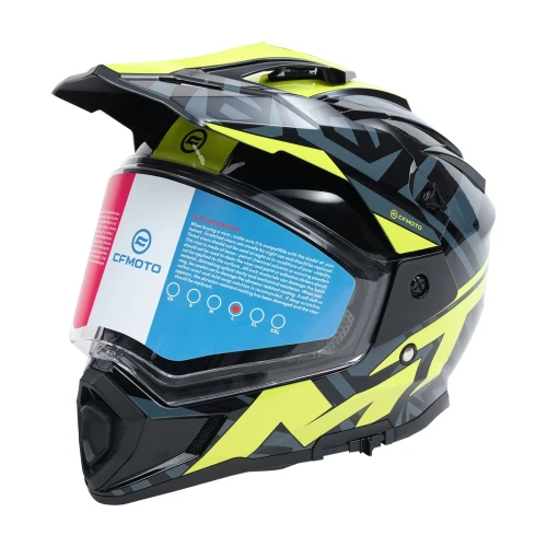 CFMOTO MT Helmet Black Green xl